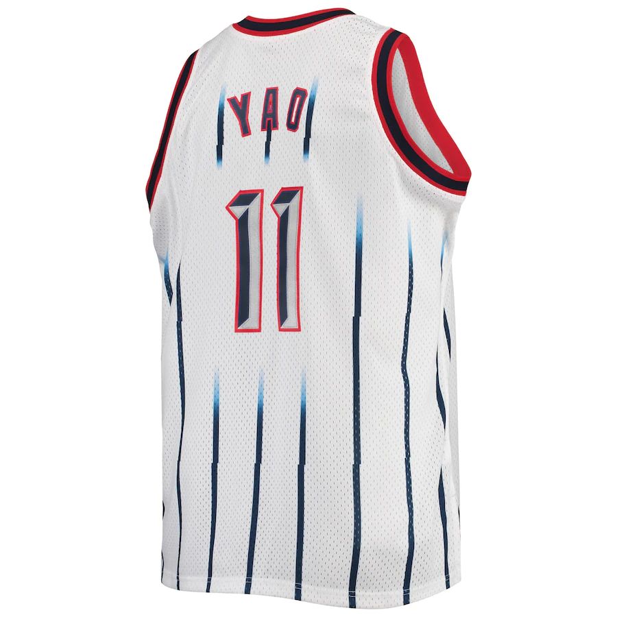 Custom #11 White HOU Basketball Shirt Top