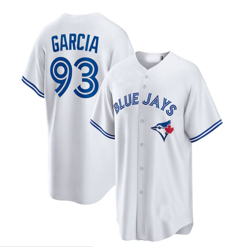 Custom #93 White TOR Baseball Shirt Top