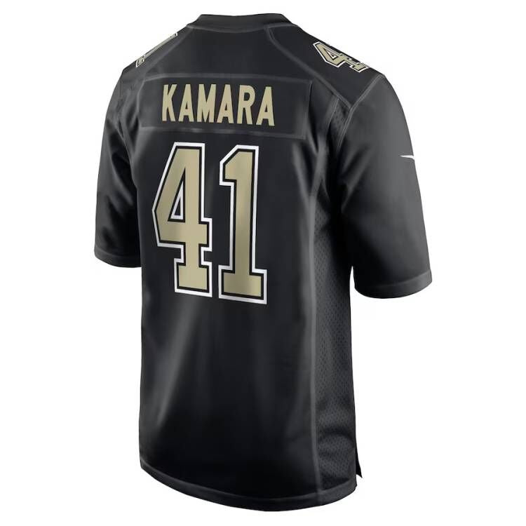Custom #41 Carbon Black NO Football Shirt Top