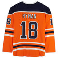 Custom #18 Orange EDM Hockey Shirt Top