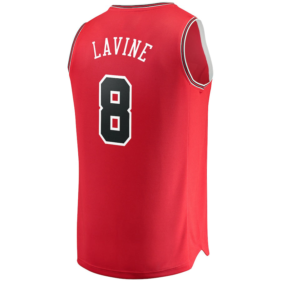Custom #8 Red CHI Basketball Shirt Top