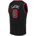 Custom #8 Black CHI Basketball Shirt Top