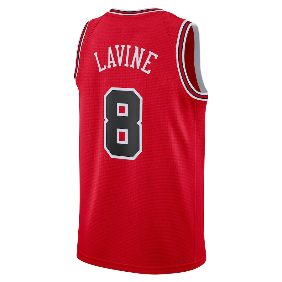 Custom #8 Red 2022 CHI Basketball Shirt Top