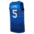 Custom #5 Navy CHI Basketball Shirt Top