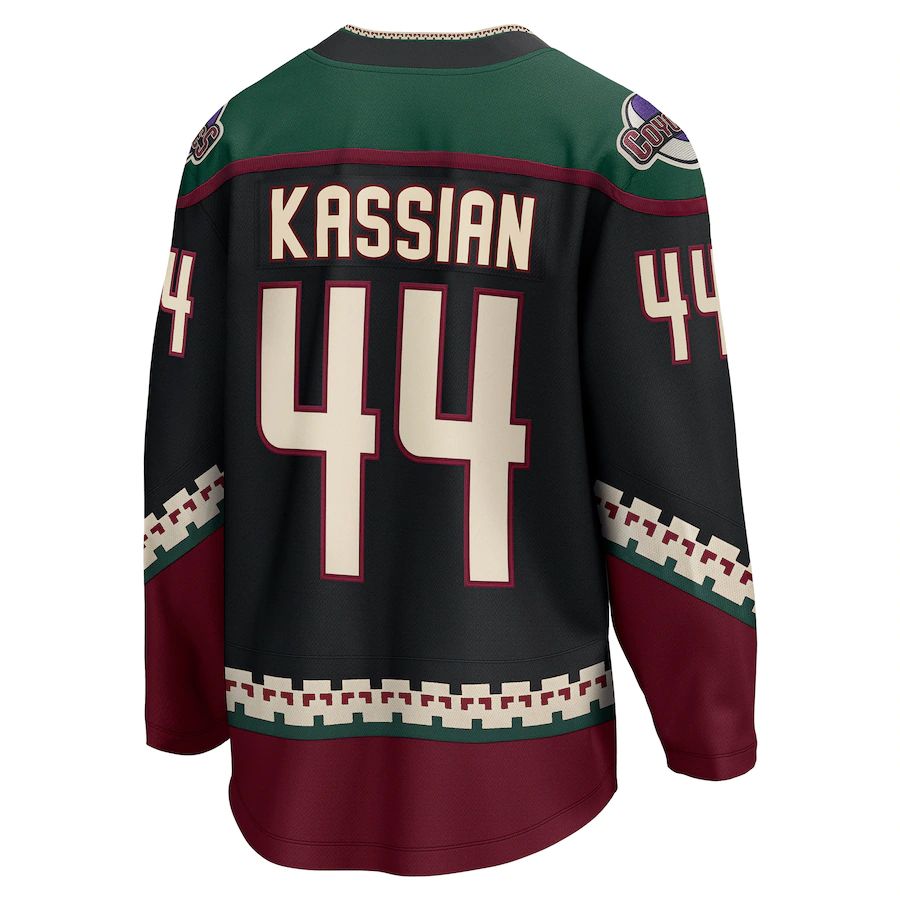 Custom #44 Black Hockey Shirt Top