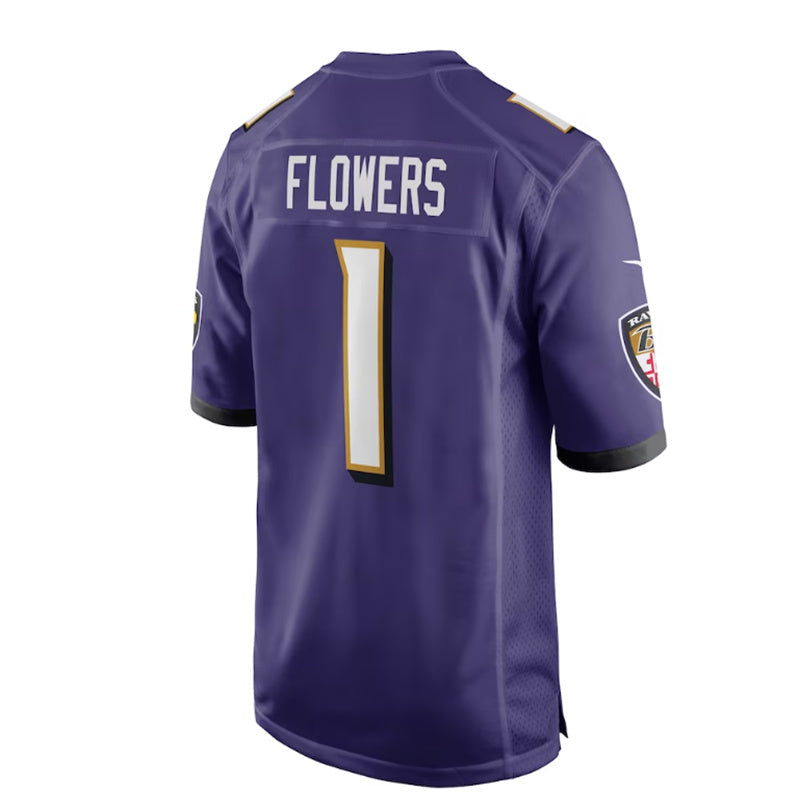 Custom #1 Purple 2023 BAL Football Shirt Top