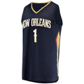Custom #1 Navy NOP Basketball Shirt Top