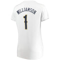 Custom #1 White NOP Basketball Shirt Top