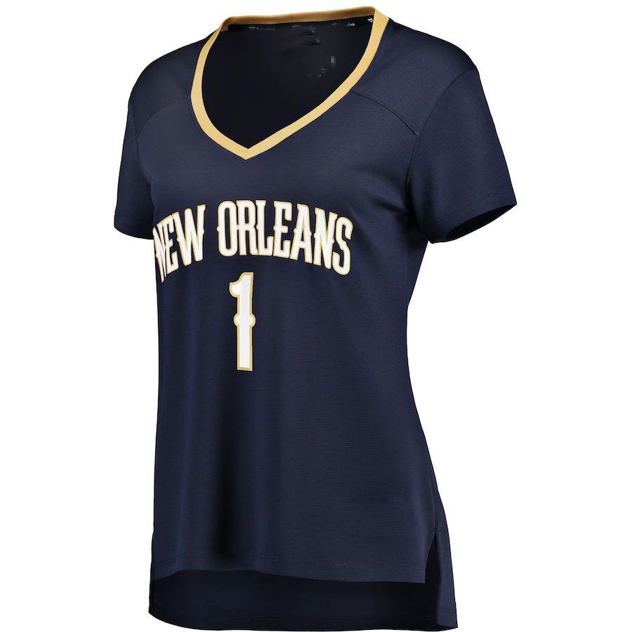 Custom #1 Navy NOP Basketball Shirt Top