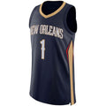 Custom #1 Navy NOP Basketball Shirt Top