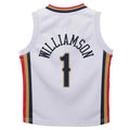 Custom #1 White 2021 NOP Basketball Shirt Top