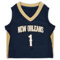 Custom #1 Navy NOP Basketball Shirt Top