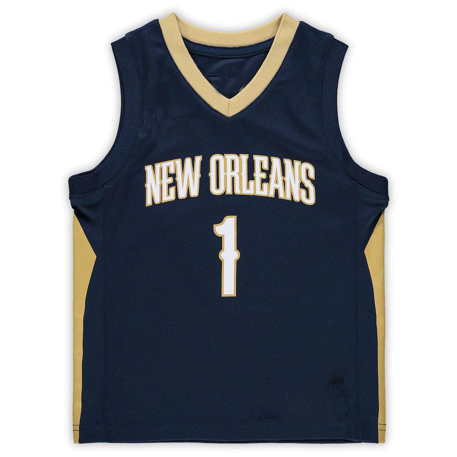 Custom #1 Navy NOP Basketball Shirt Top