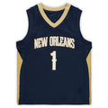 Custom #1 Navy NOP Basketball Shirt Top