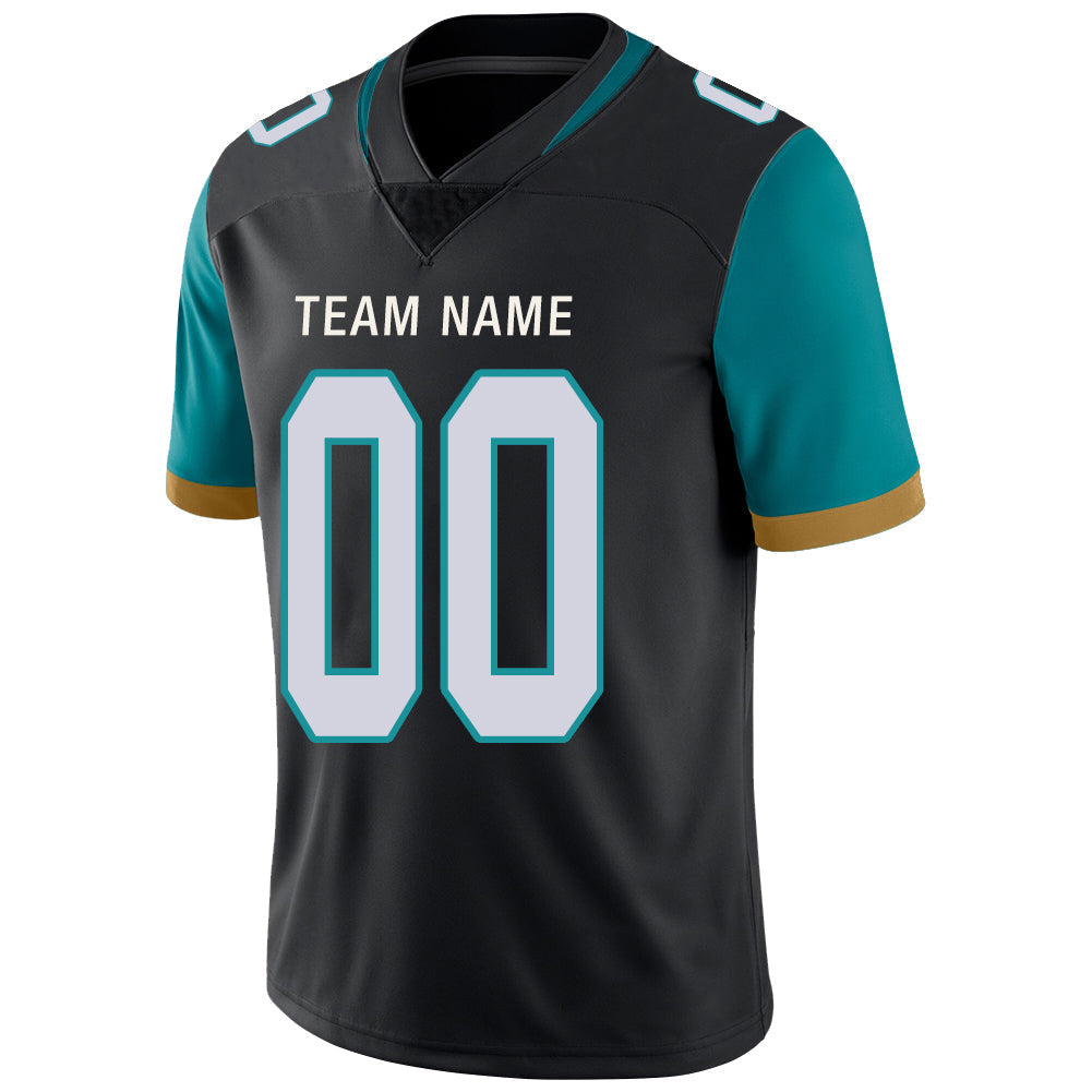 Custom Black JAX Football Shirt Top