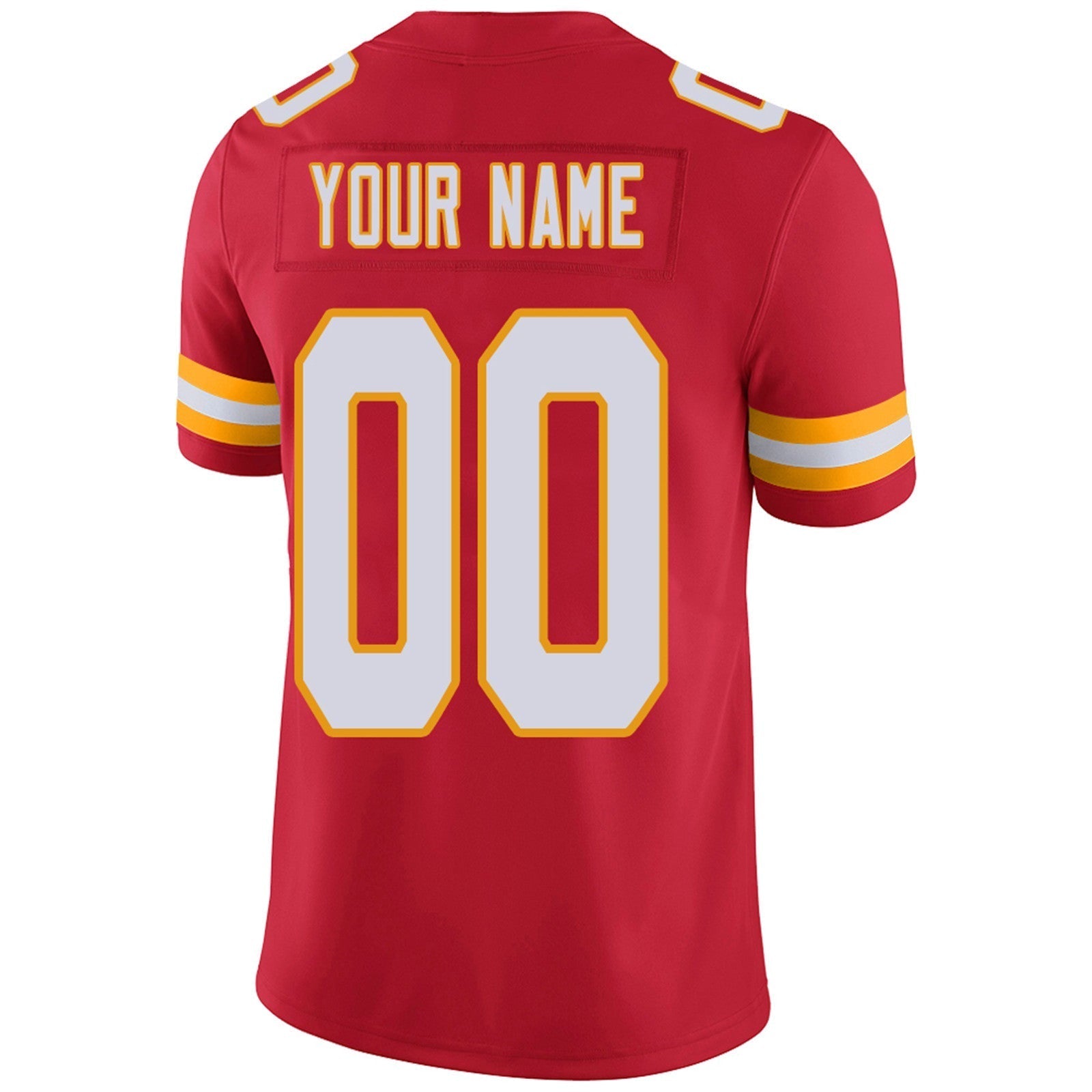 Custom Red KC Football Shirt Top