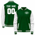 Custom White NYJ Football Shirt Top