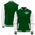 Custom White NYJ Football Shirt Top