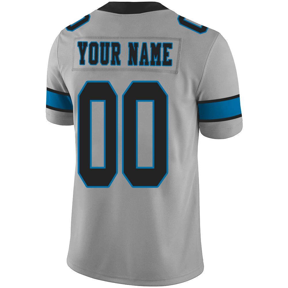 Custom Grey Football Shirt Top