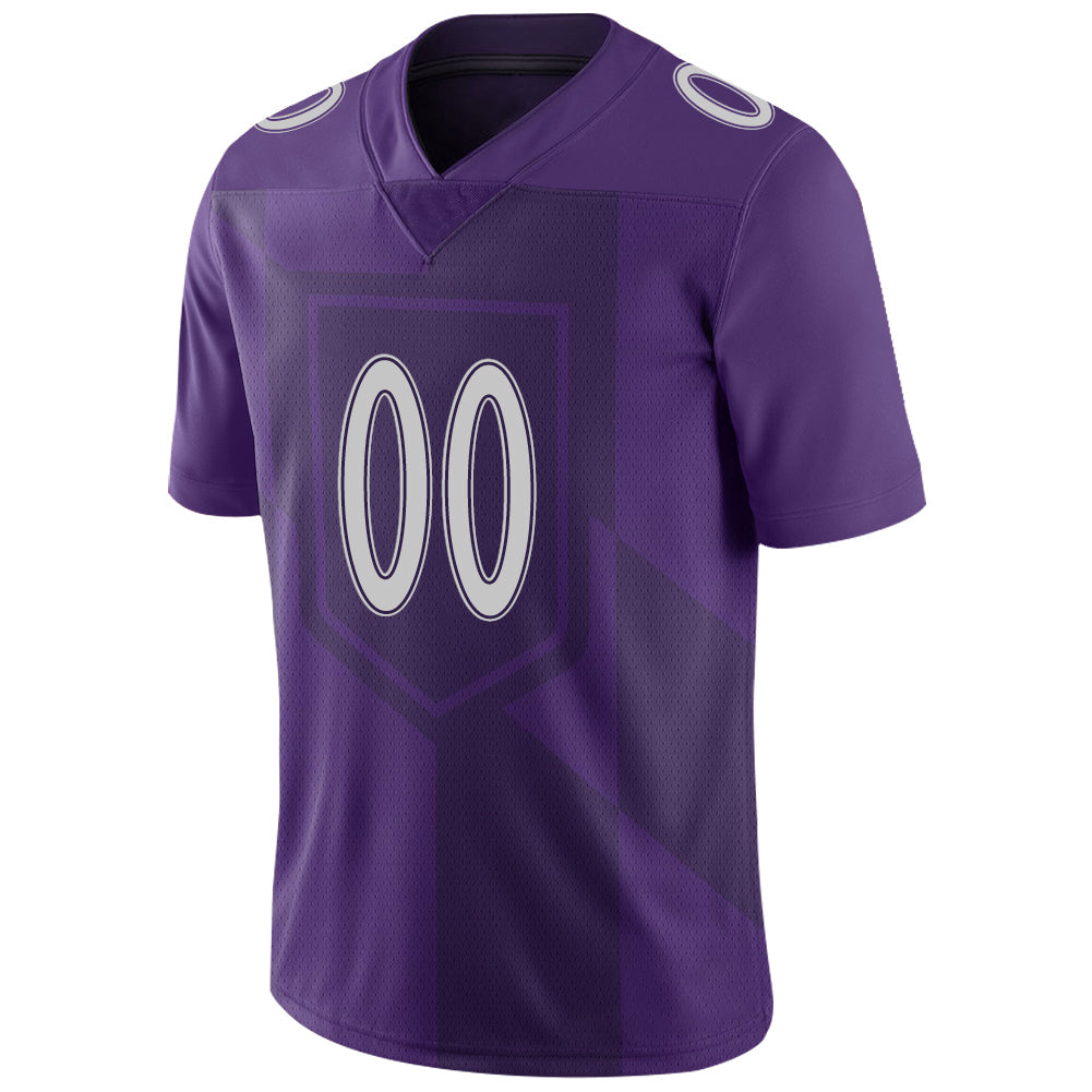 Custom Purple Football Shirt Top
