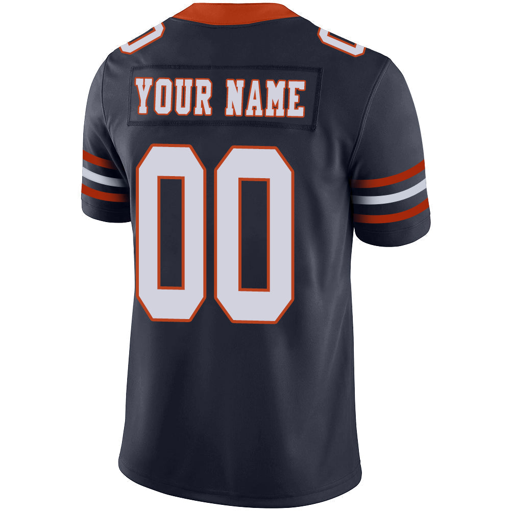 Custom Navy Football Shirt Top