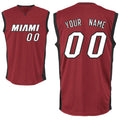 Custom Red MIA Basketball Shirt Top