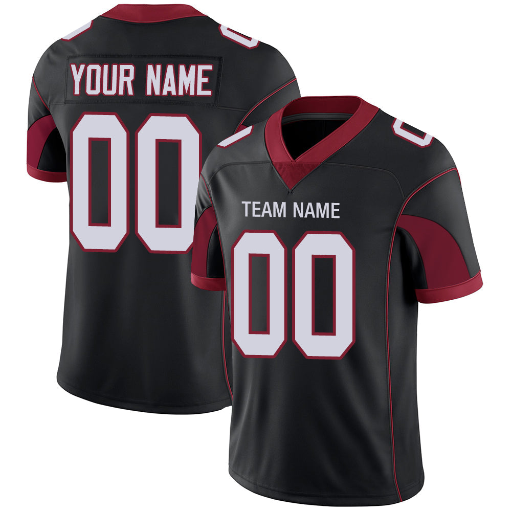 Custom Black Football Shirt Top