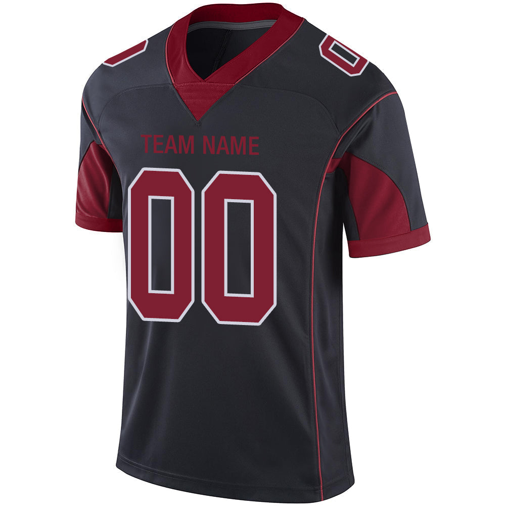 Custom Black Football Shirt Top