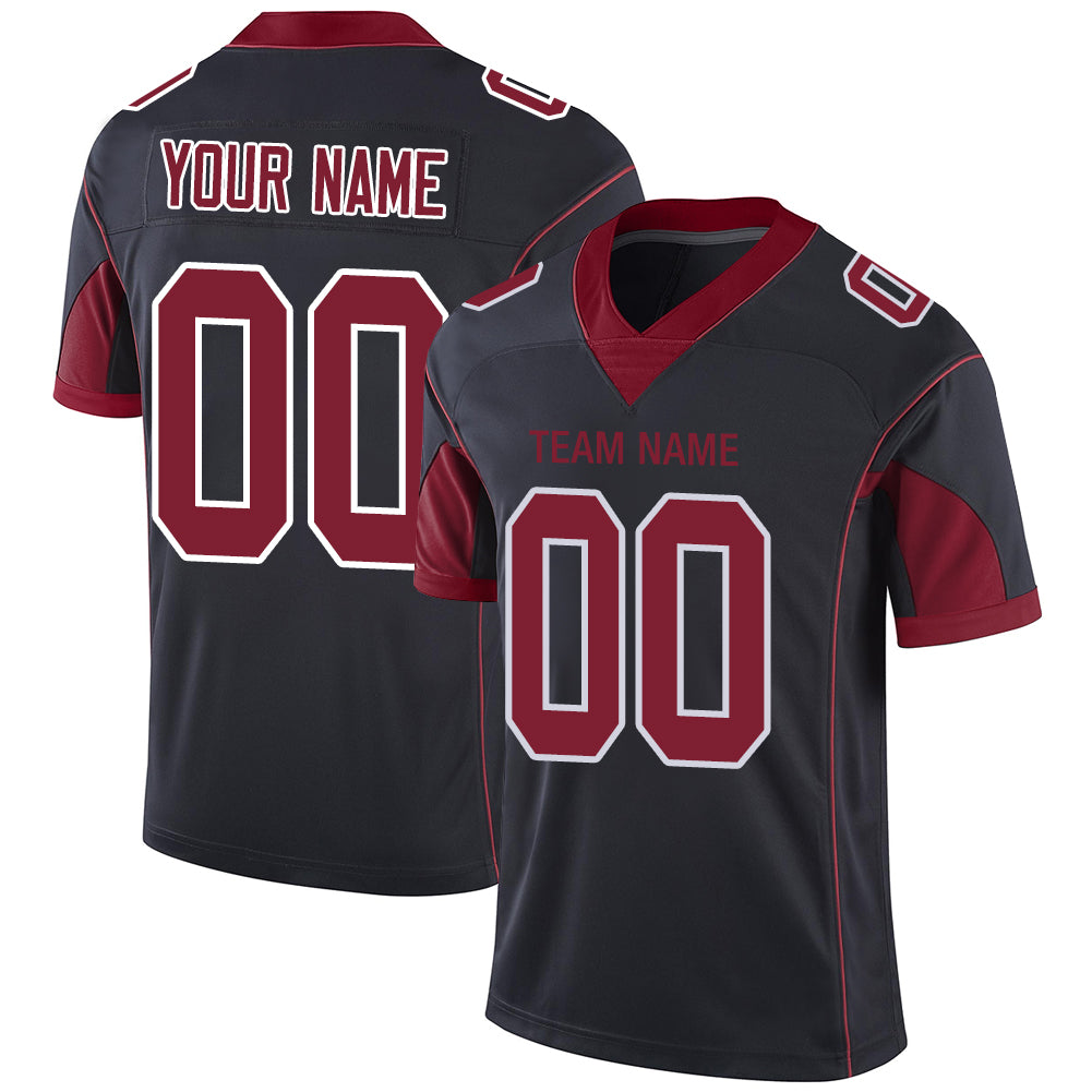 Custom Black Football Shirt Top