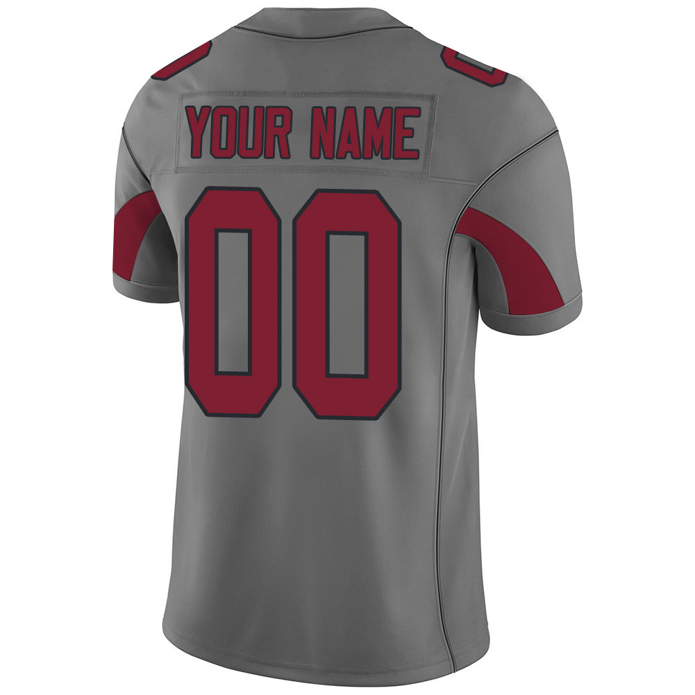 Custom Grey Football Shirt Top