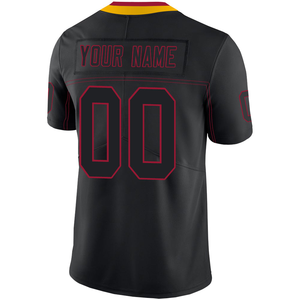 Custom Black Football Shirt Top