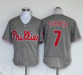 Custom #7 Gray PHI Baseball Shirt Top