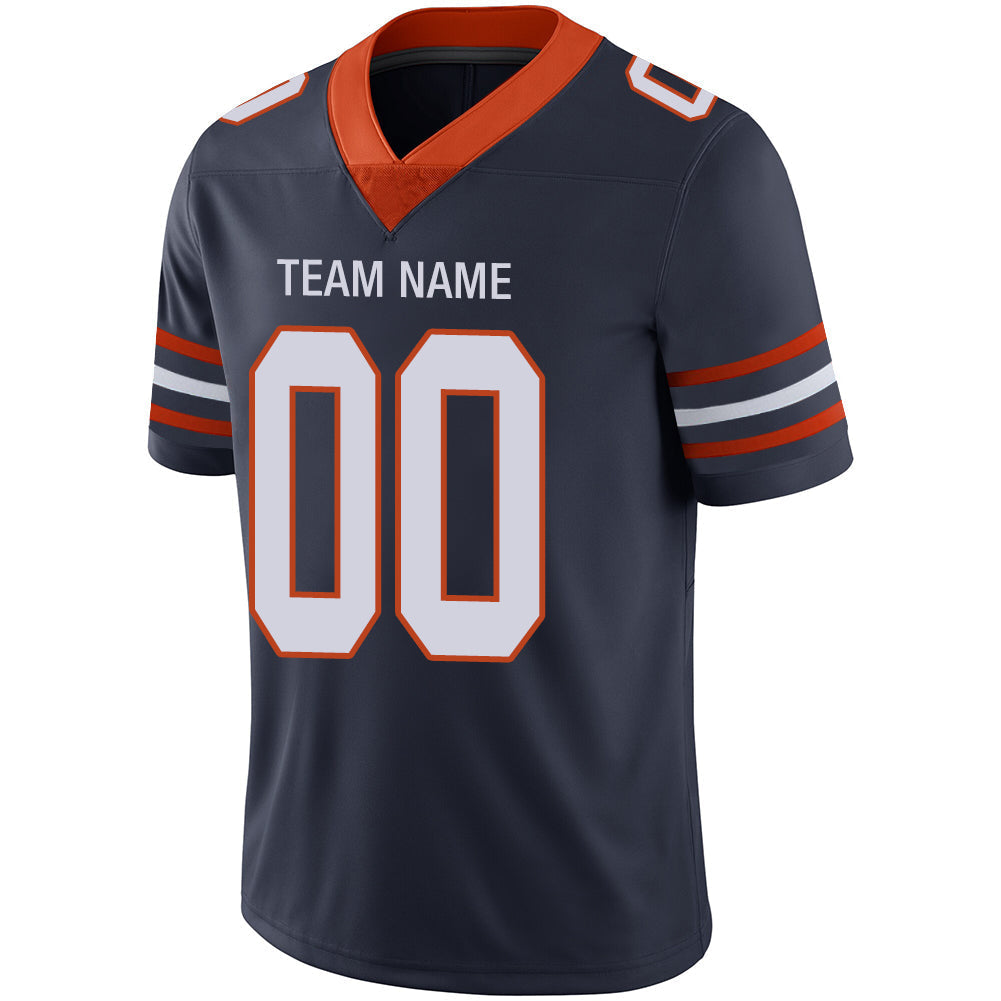 Custom Navy Football Shirt Top