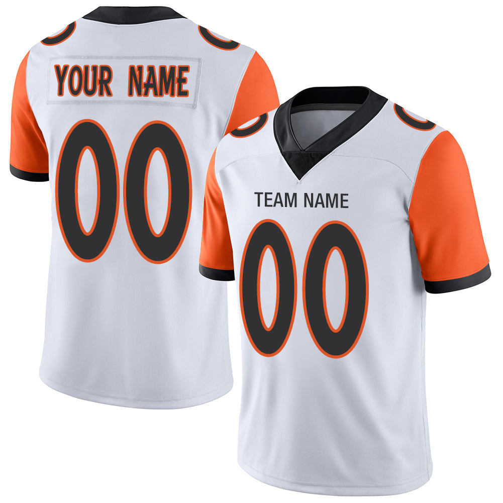 Custom White Football Shirt Top