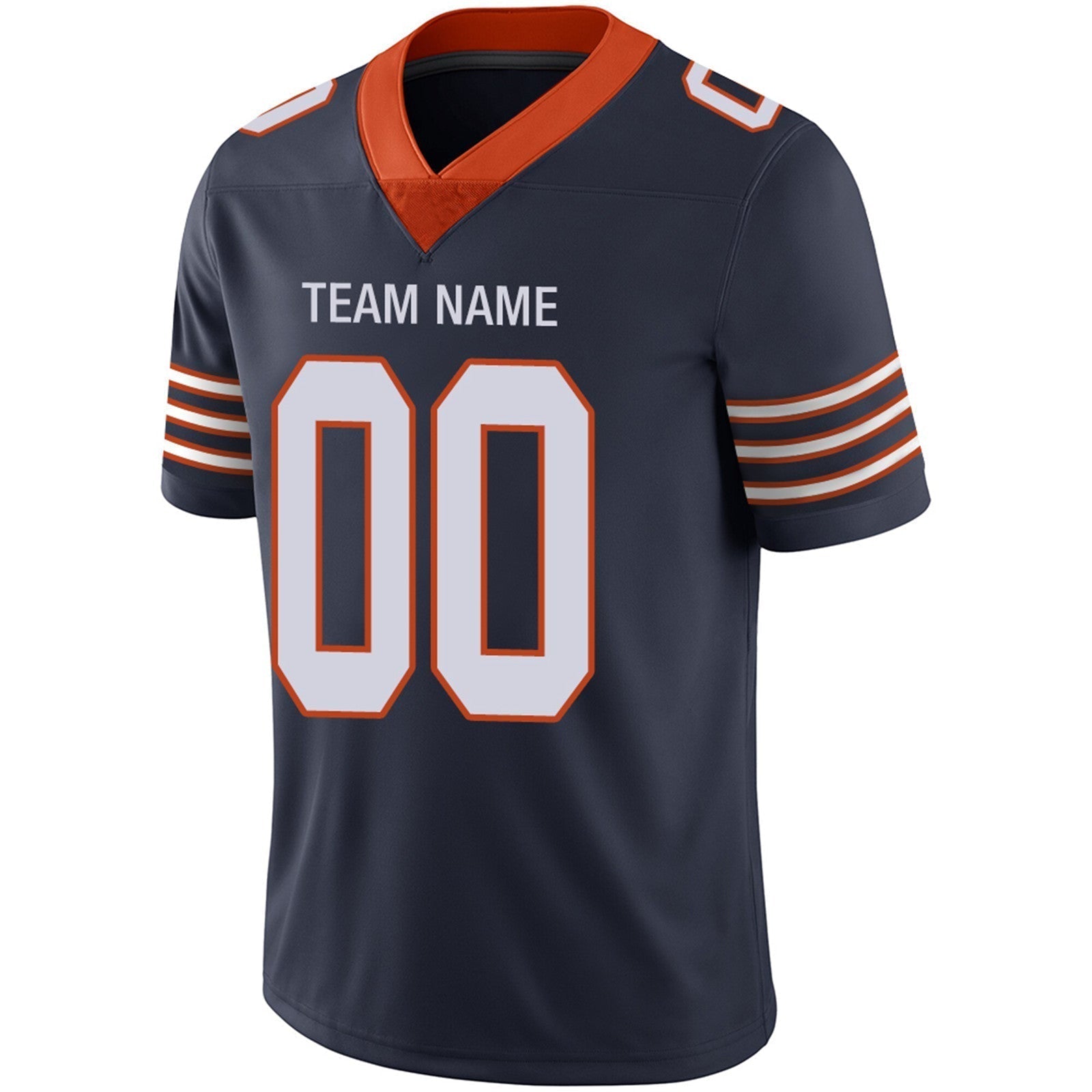 Custom Navy CHI Football Shirt Top