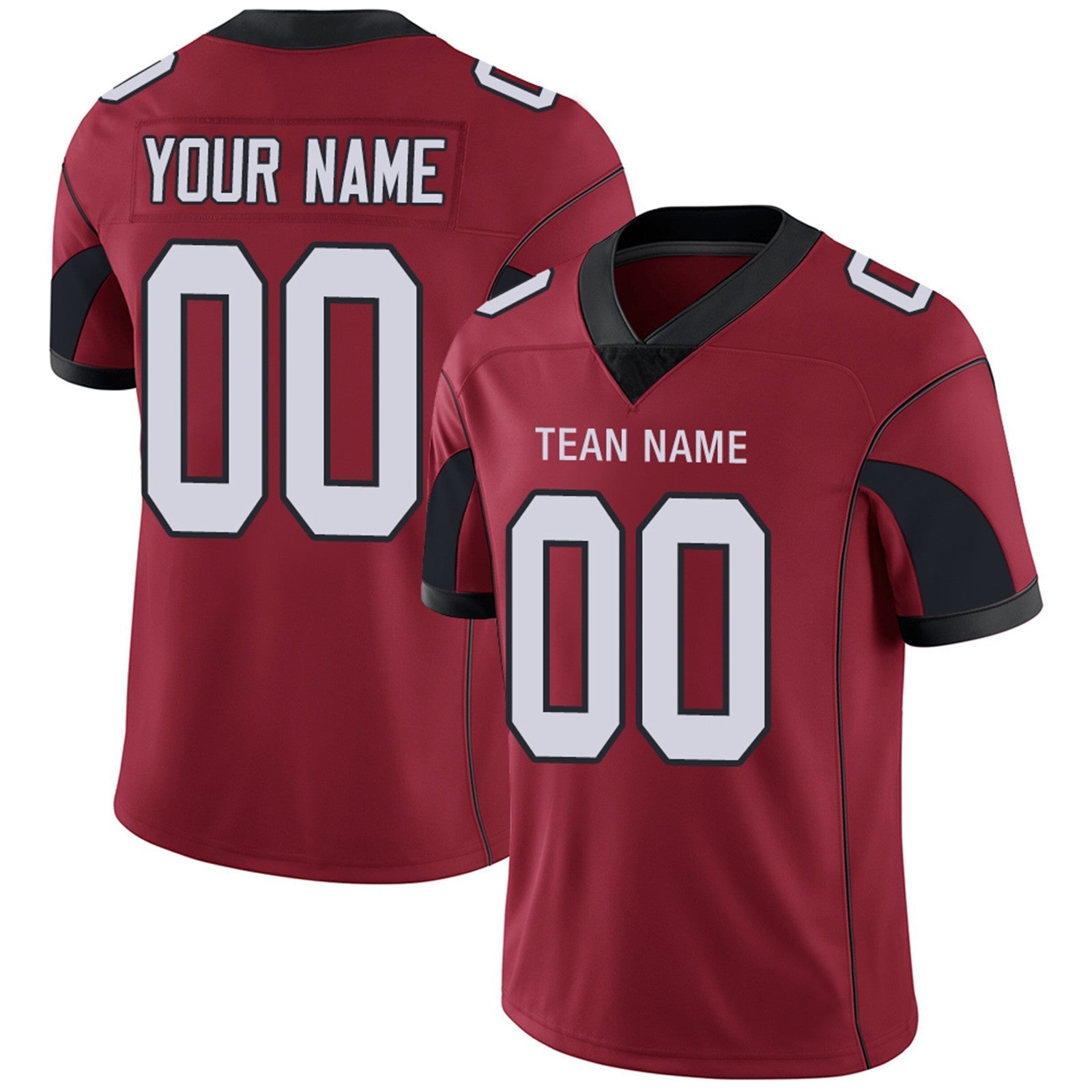 Custom Red Football Shirt Top