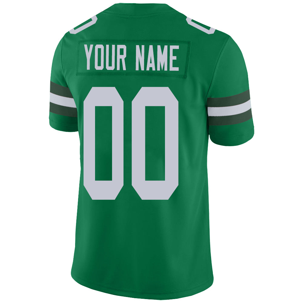 Custom Green NYJ Football Shirt Top