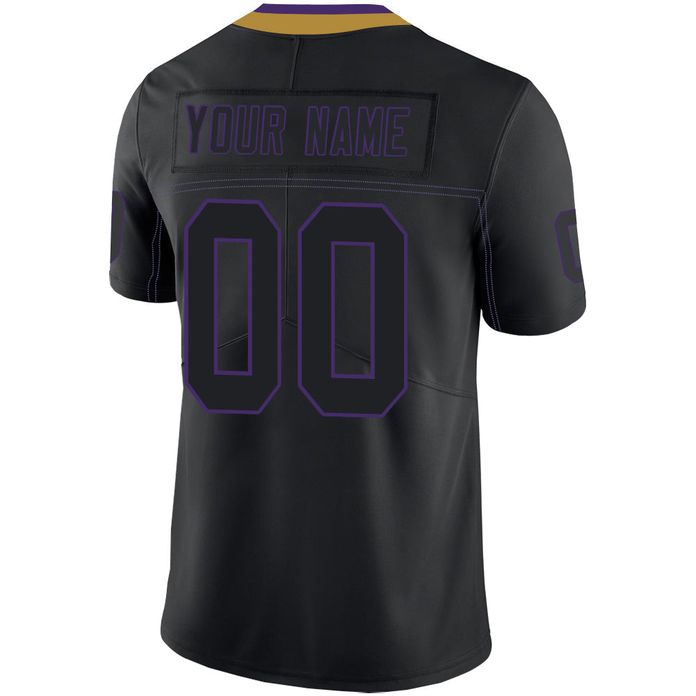Custom Black BAL Football Shirt Top
