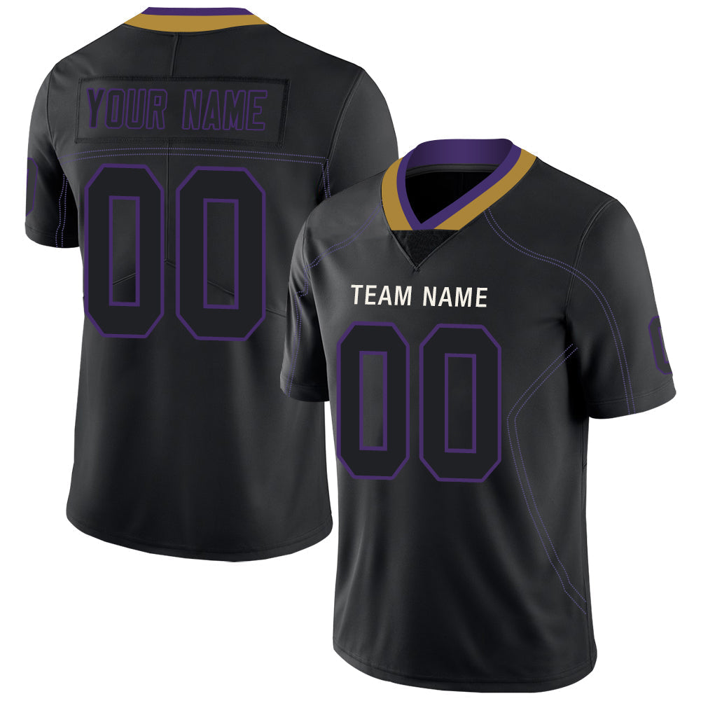 Custom Black BAL Football Shirt Top