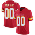 Custom Red KC Football Shirt Top