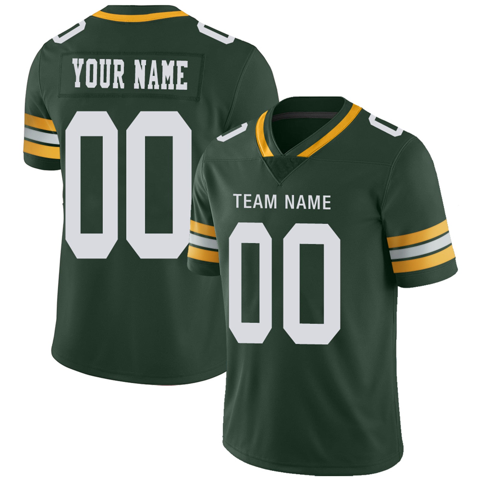 Custom Green GB Football Shirt Top