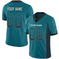 Custom Teal JAX Football Shirt Top