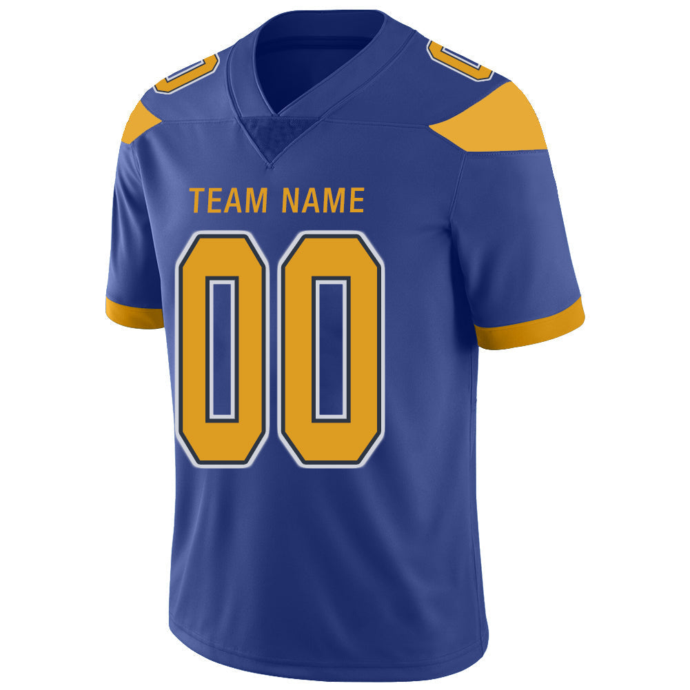 Custom Powder Blue LAC Football Shirt Top