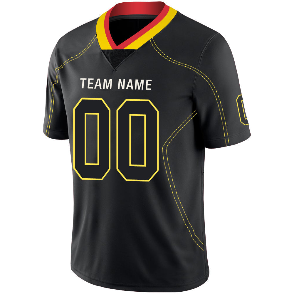 Custom Black KC Football Shirt Top