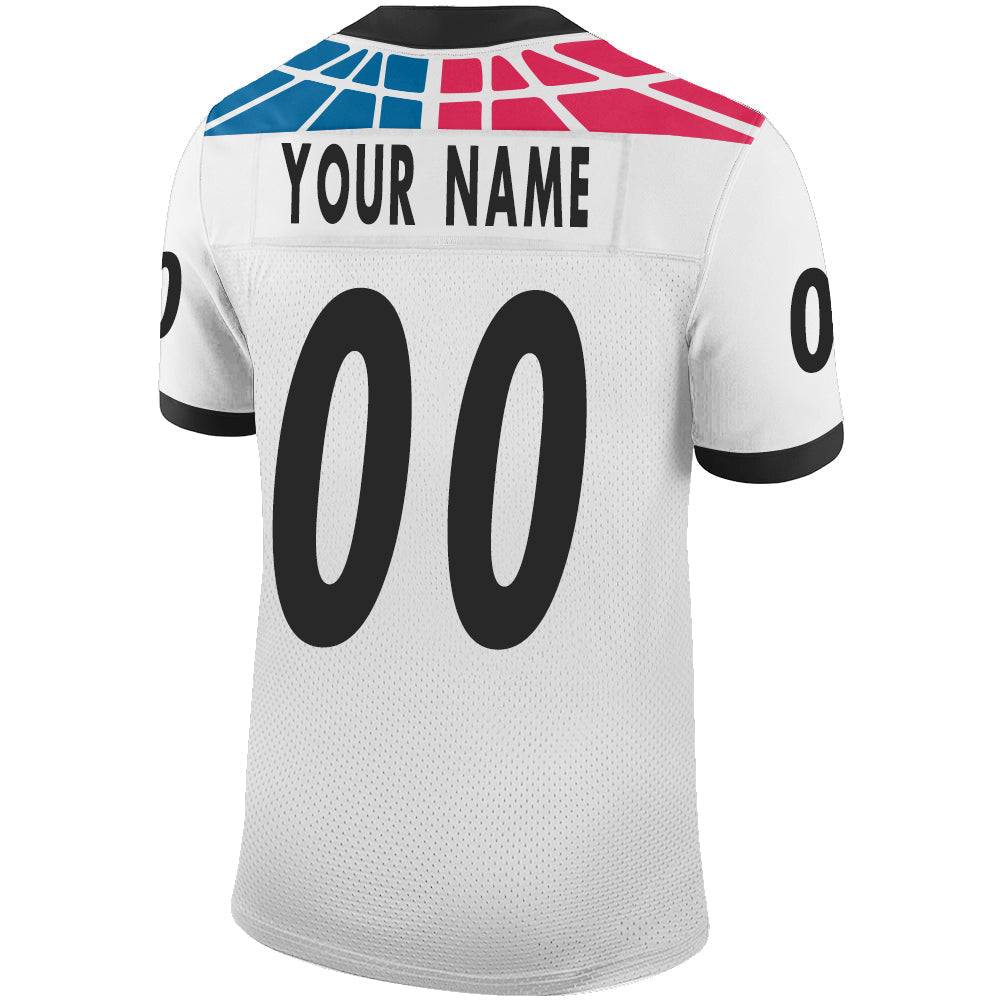 Custom White Football Shirt Top
