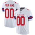 Custom White NE Football Shirt Top