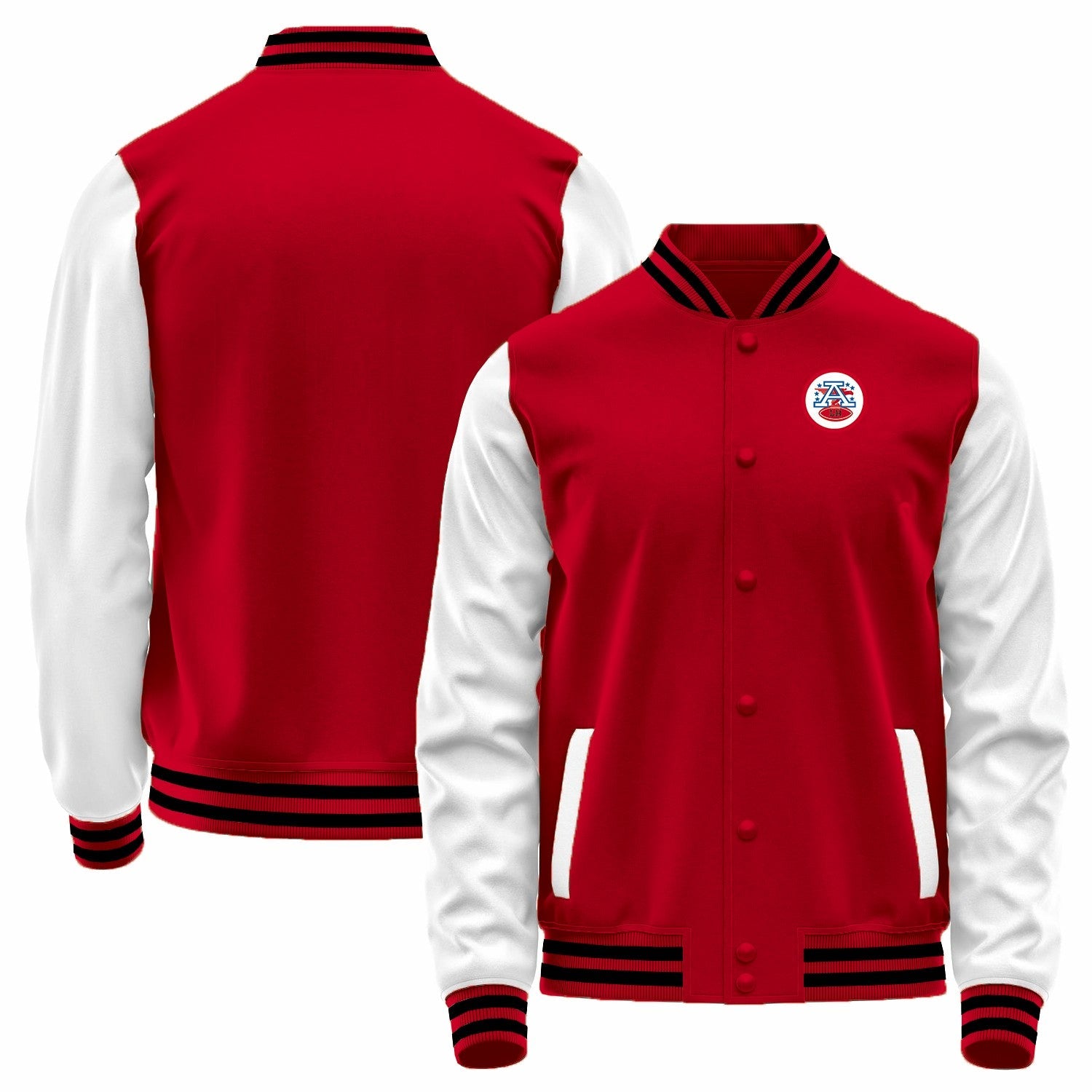 Custom White KC Football Shirt Top