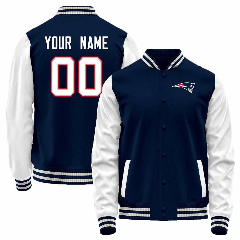 Custom White NE Football Shirt Top