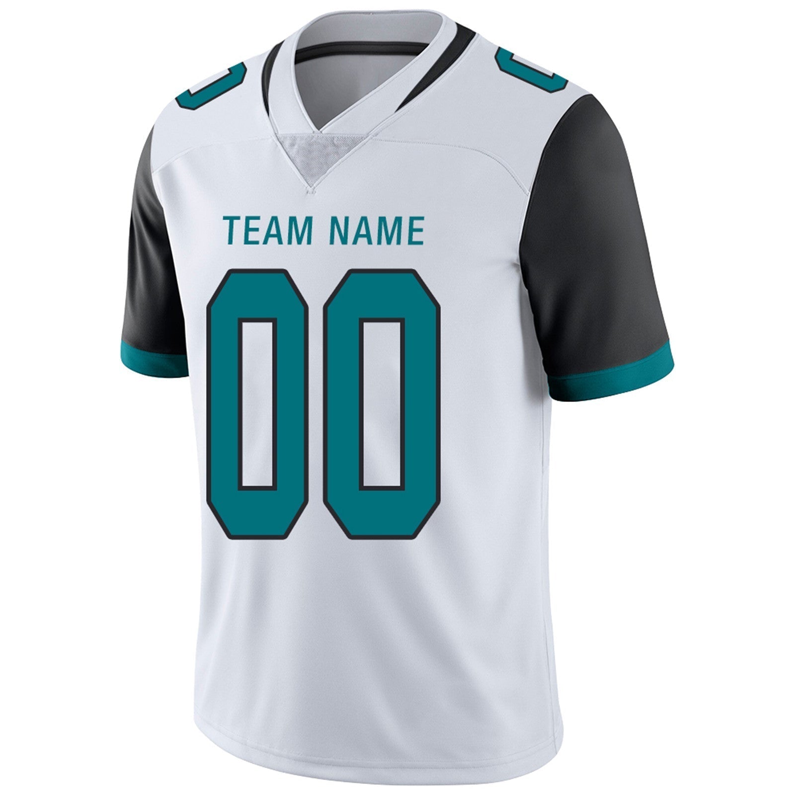 Custom Teal JAX Football Shirt Top