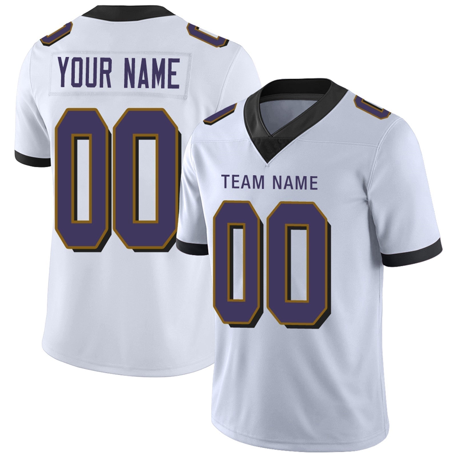 Custom Purple BAL Football Shirt Top